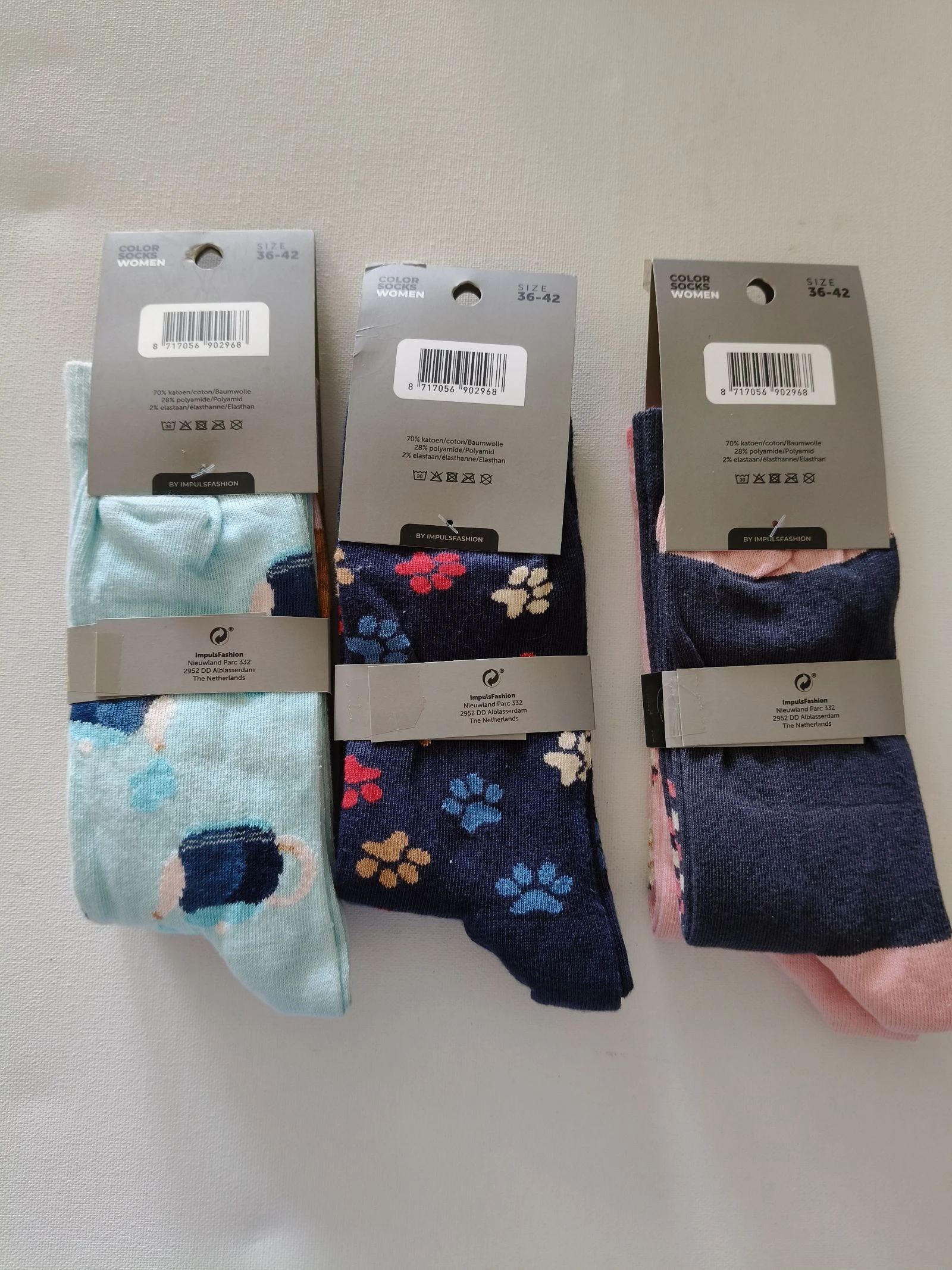 6 paires de chaussettes gaies taille 36-42 – photo 2